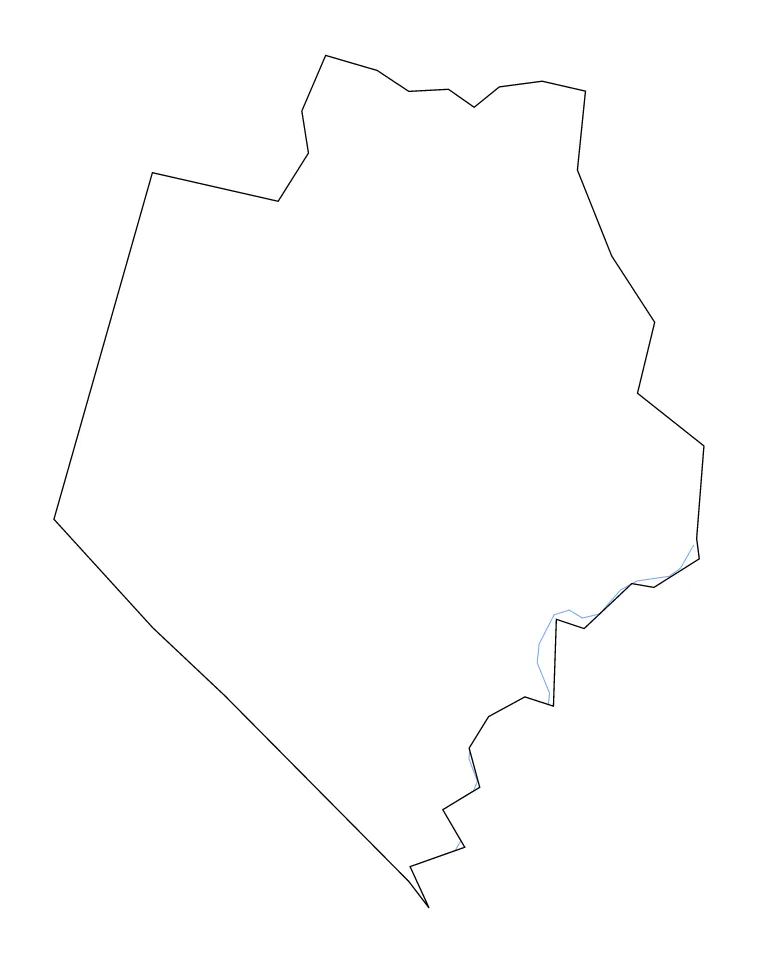 Rockcastle outline map preview