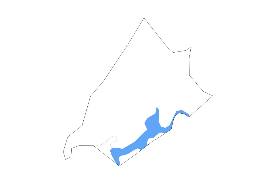 Mapa de Russell, Kentucky de tipo contorno, lagos y ríos para América del Norte, con contorno, lagos y ríos con elementos de agua como Lake Cumberland.