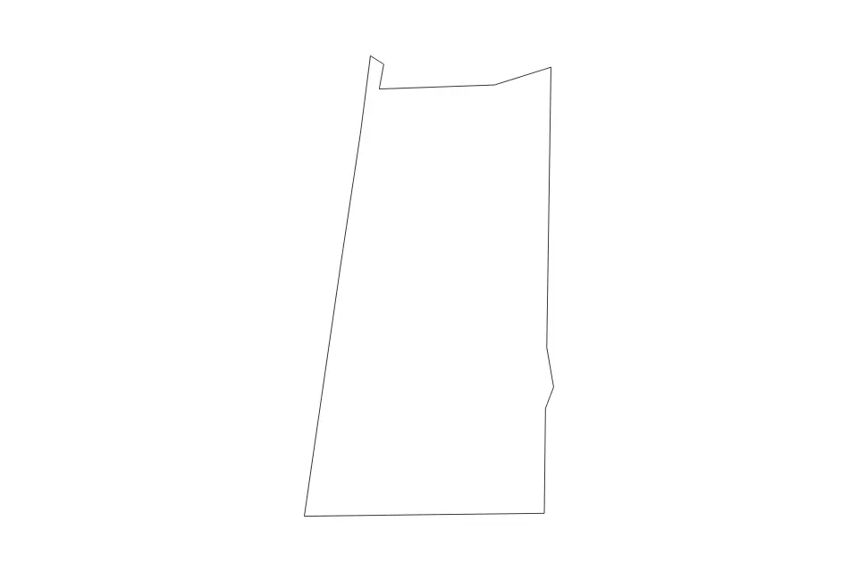 Carte de Todd, Kentucky de type contour pour Amérique du Nord, montrant contour avec des limites nettes.