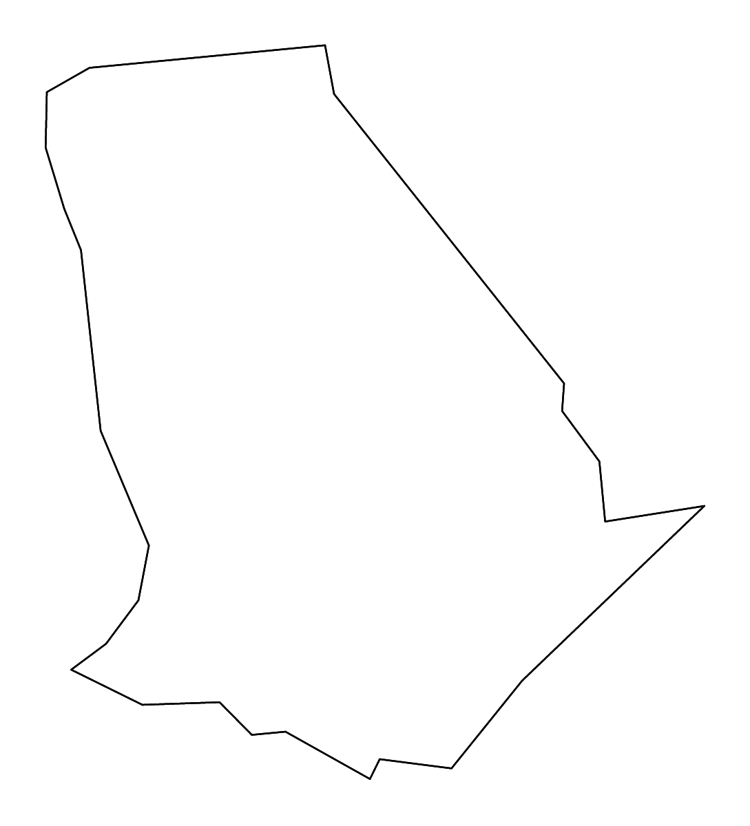 Mapa de contorno de Trimble, Kentucky con ríos.