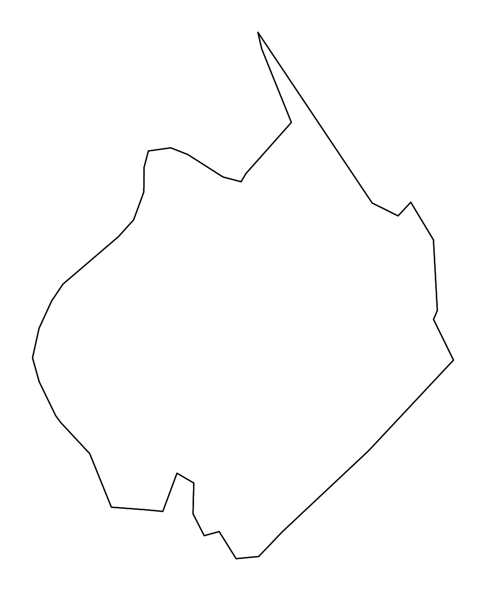 Mapa de contorno de Union, Kentucky con ríos.