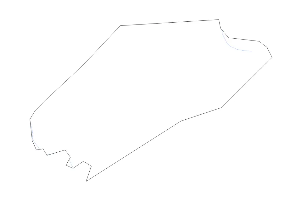 Outline map of Webster County, Kentucky with subdivision borders and rivers.