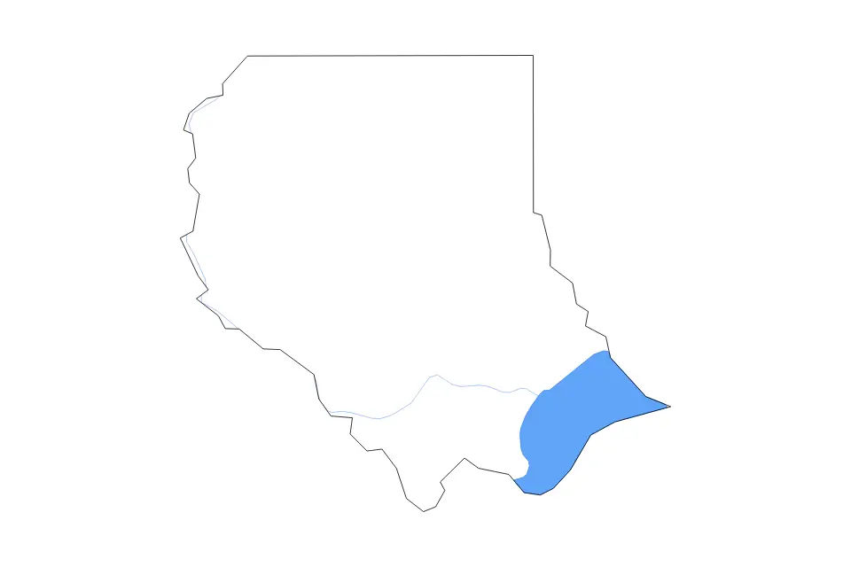 Mapa de Livingston Parish, Louisiana de tipo contorno, lagos y ríos para América del Norte, con contorno, lagos y ríos con elementos de agua como Lake Maurepas.