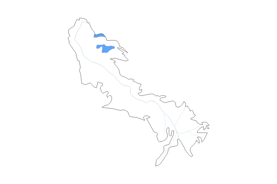 Mapa de Plaquemines Parish, Louisiana de tipo contorno, lagos y ríos para América del Norte, con contorno, lagos y ríos con elementos de agua como Grand Lake y Lake Lery.