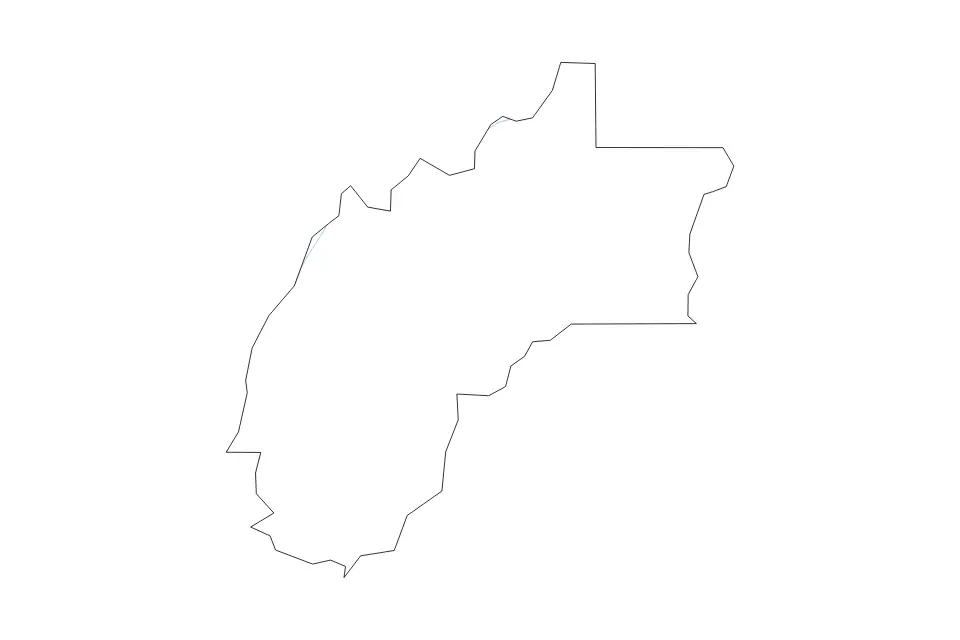Mapa de Richland Parish, Louisiana de tipo contorno y ríos para América del Norte, con contorno y ríos con límites limpios.