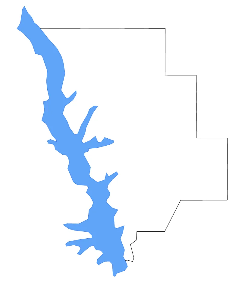 Sabine Parish outline map preview