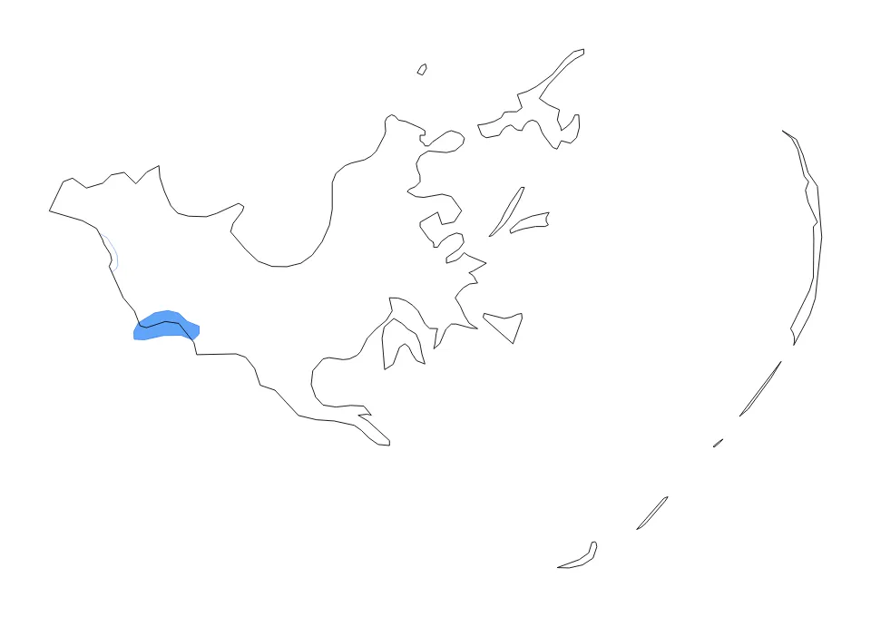 St. Bernard Parish outline map preview