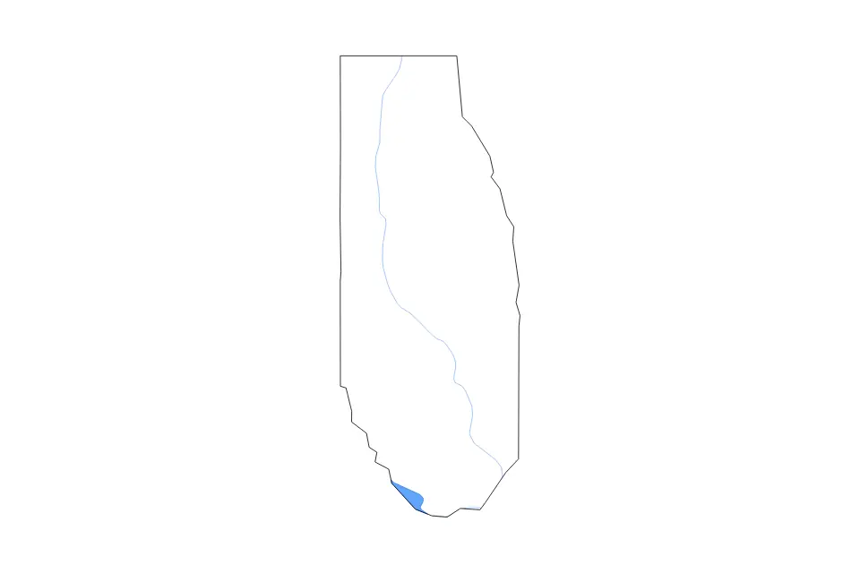 Mapa de Tangipahoa Parish, Louisiana de tipo contorno, lagos y ríos para América del Norte, con contorno, lagos y ríos con elementos de agua como Lake Maurepas.
