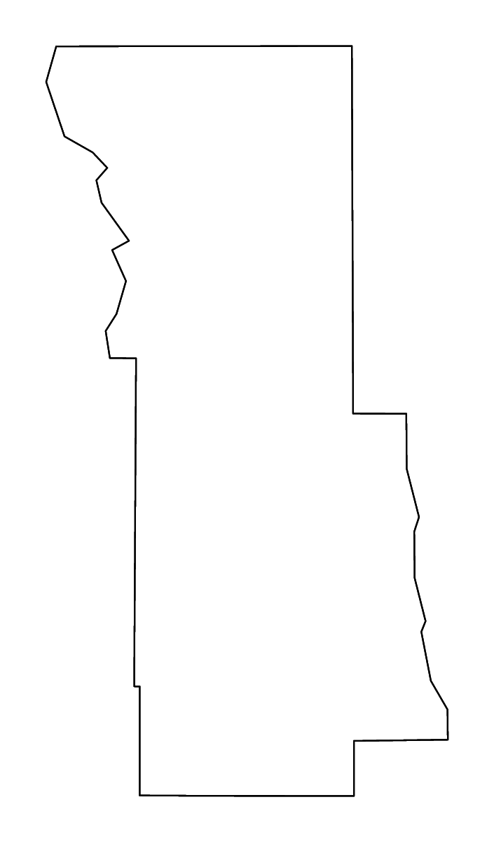 Mapa de contorno de Webster Parish, Louisiana con ríos.
