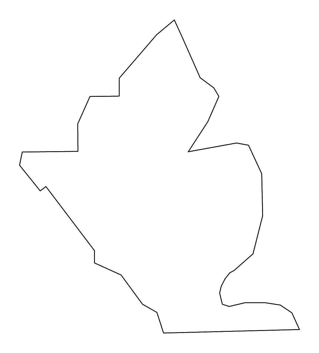 Mapa de contorno de West Baton Rouge Parish, Louisiana con ríos.