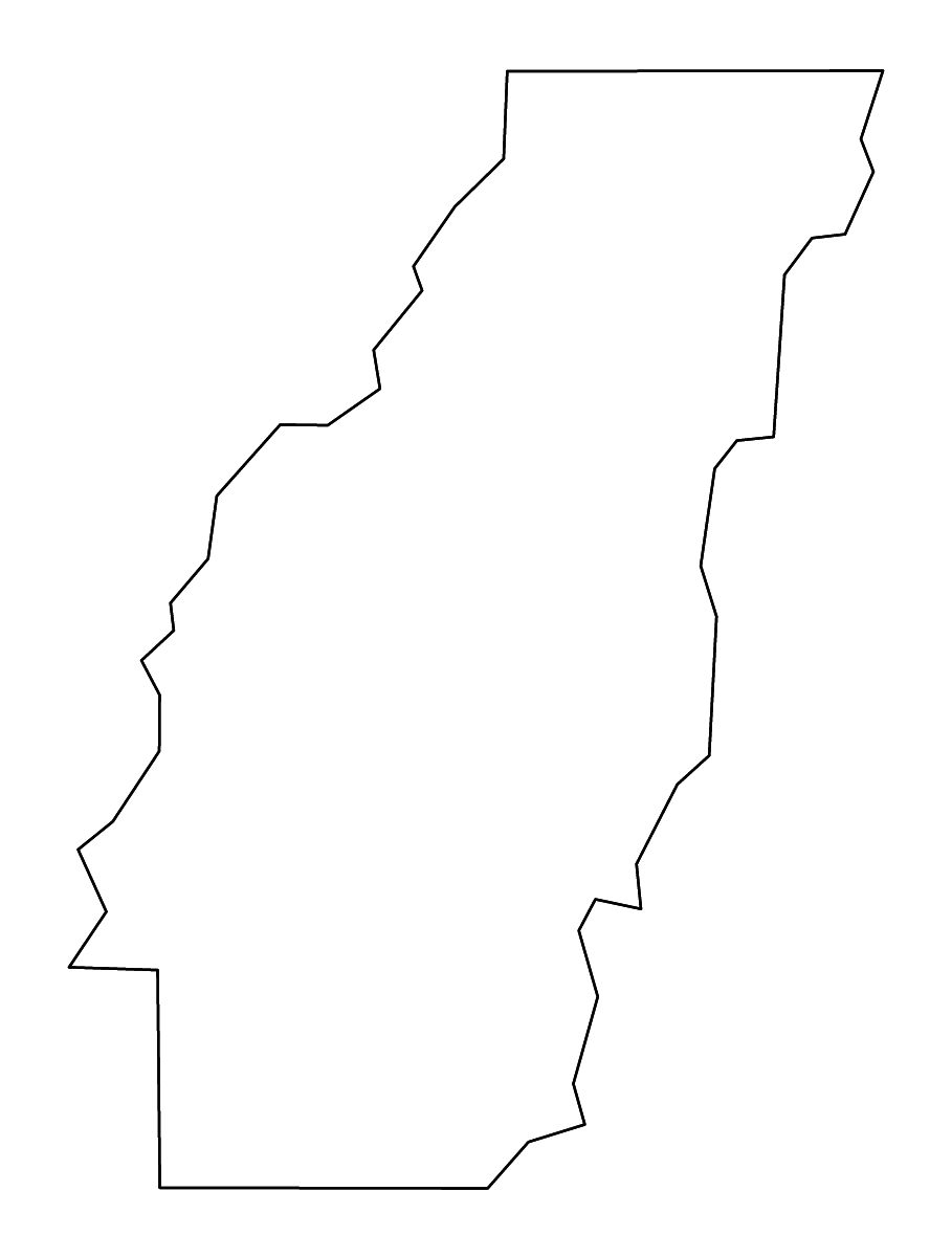 Mapa de contorno de West Carroll Parish, Louisiana con ríos.