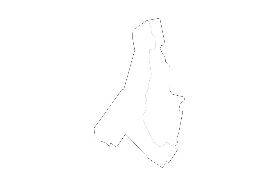 Carte de Androscoggin, Maine de type contour et rivières pour Amérique du Nord, montrant contour et rivières avec des limites nettes.