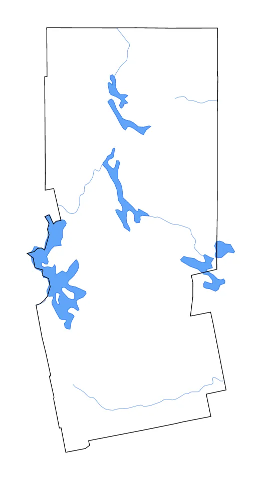 Piscataquis outline map preview