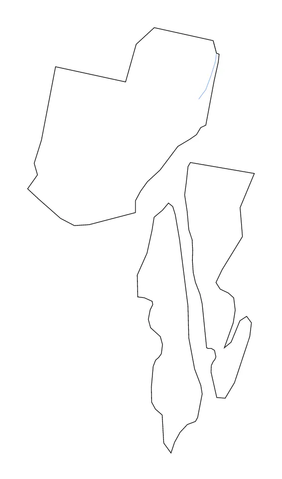 Sagadahoc outline map preview