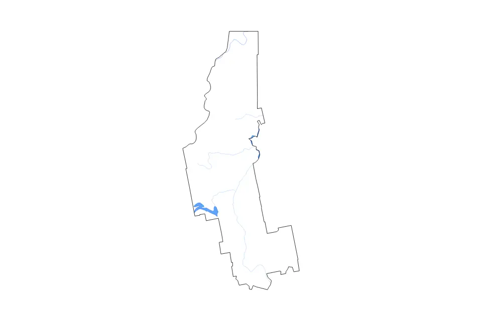 Mapa de Somerset, Maine de tipo contorno, lagos y ríos para América del Norte, con contorno, lagos y ríos con elementos de agua como Moosehead Lake y Flagstaff Lake.