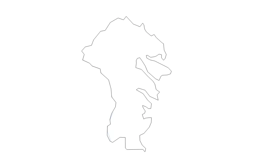 Mapa de Anne Arundel, Maryland de tipo contorno y ríos para América del Norte, con contorno y ríos con límites limpios.