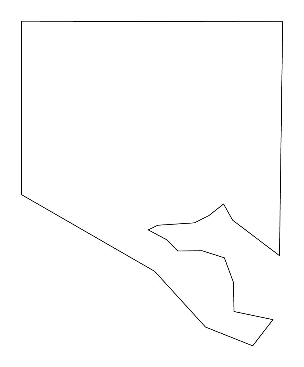 Carte de contour de Baltimore, Maryland.