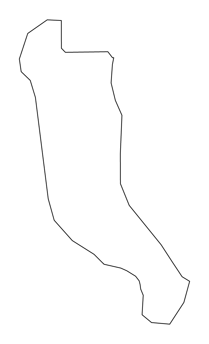 Carte de contour de Calvert, Maryland.