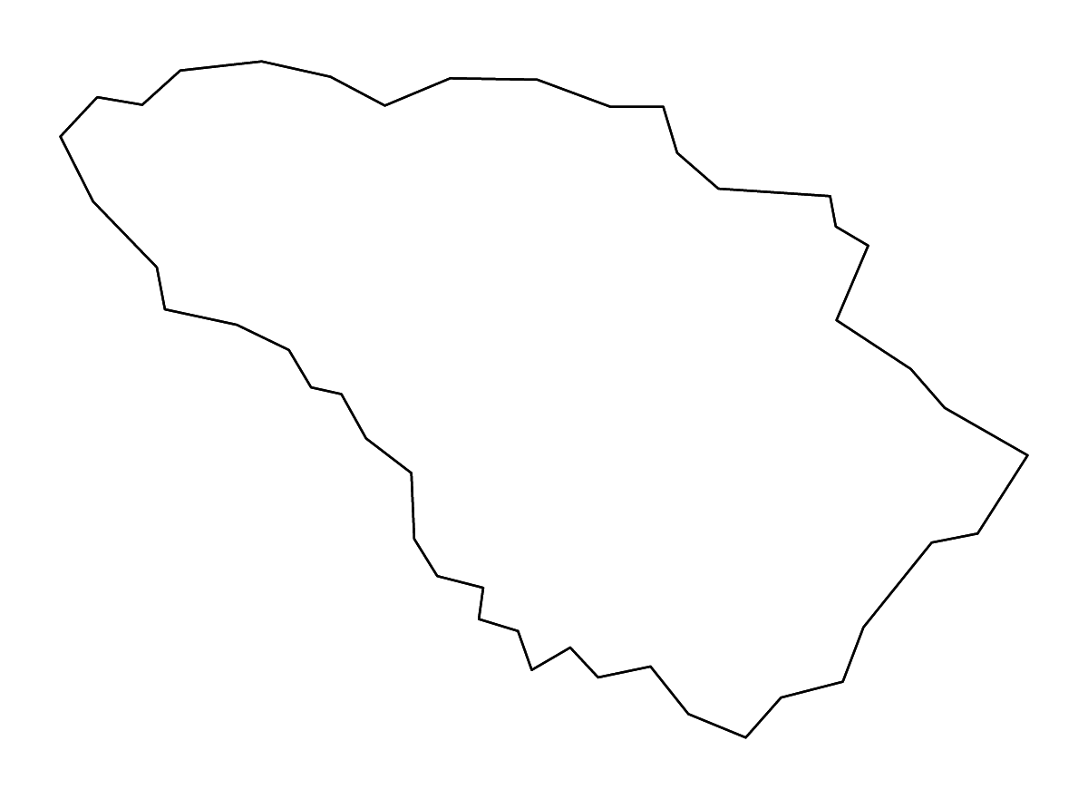 Mapa de contorno de Howard, Maryland con ríos.