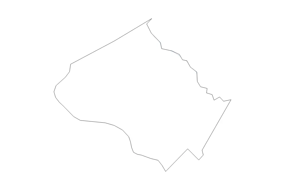 Mapa de Montgomery, Maryland de tipo contorno y ríos para América del Norte, con contorno y ríos con límites limpios.