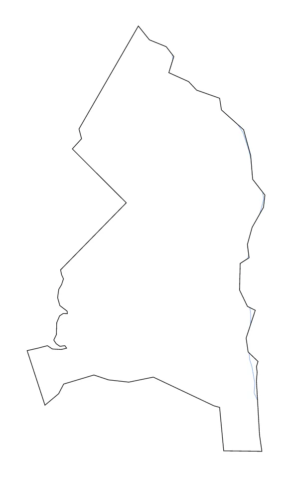 Prince George's outline map preview