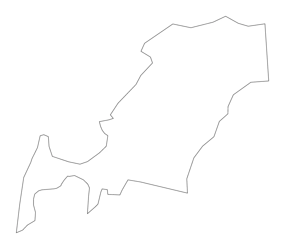 Queen Anne's outline map preview