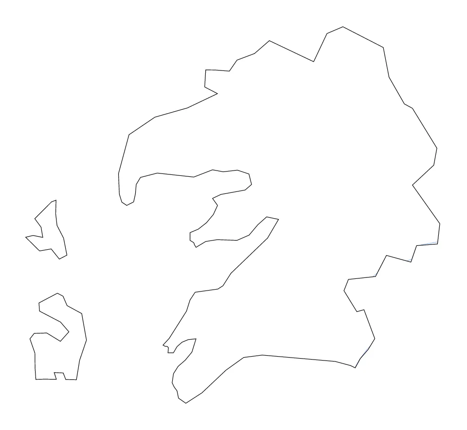 Somerset outline map preview