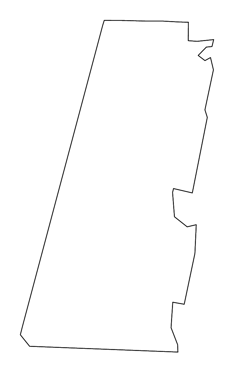 Mapa de contorno de Berkshire, Massachusetts con ríos.
