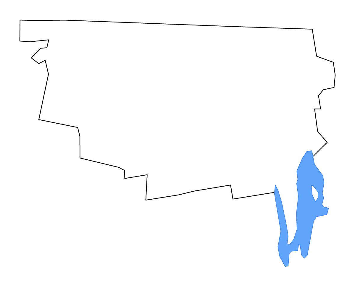 Mapa de contorno de Franklin, Massachusetts con lagos y ríos.