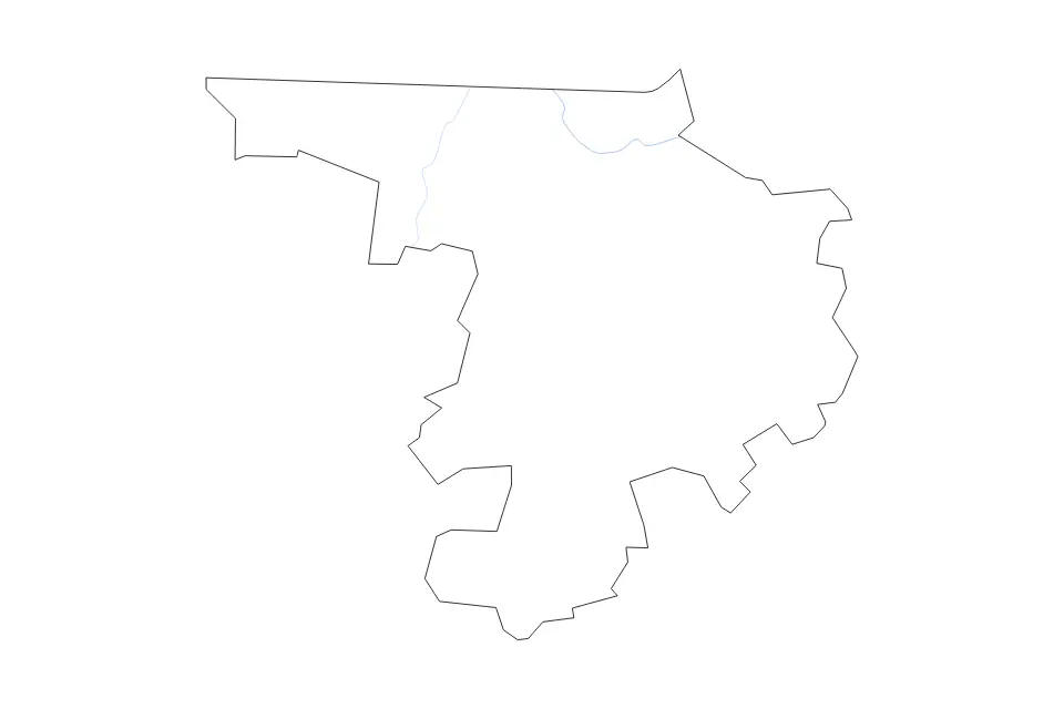 Mapa de Middlesex, Massachusetts de tipo contorno y ríos para América del Norte, con contorno y ríos con límites limpios.