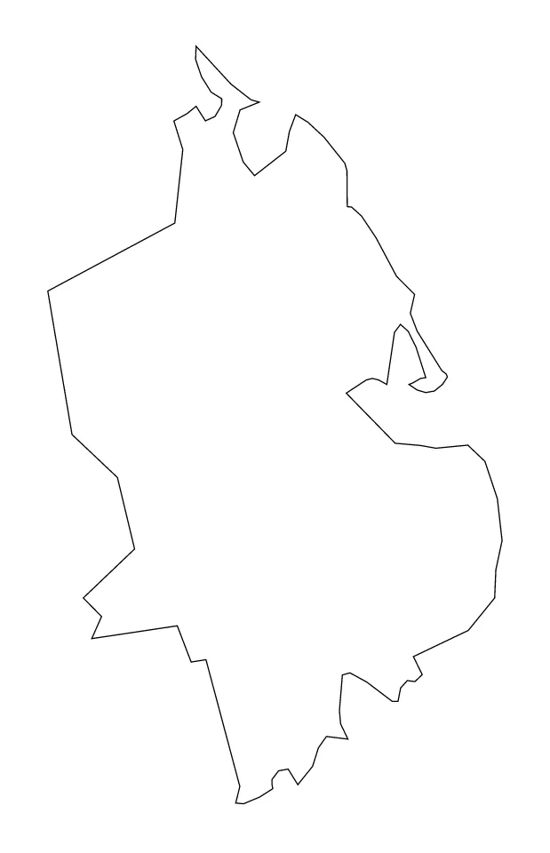 Plymouth outline map preview