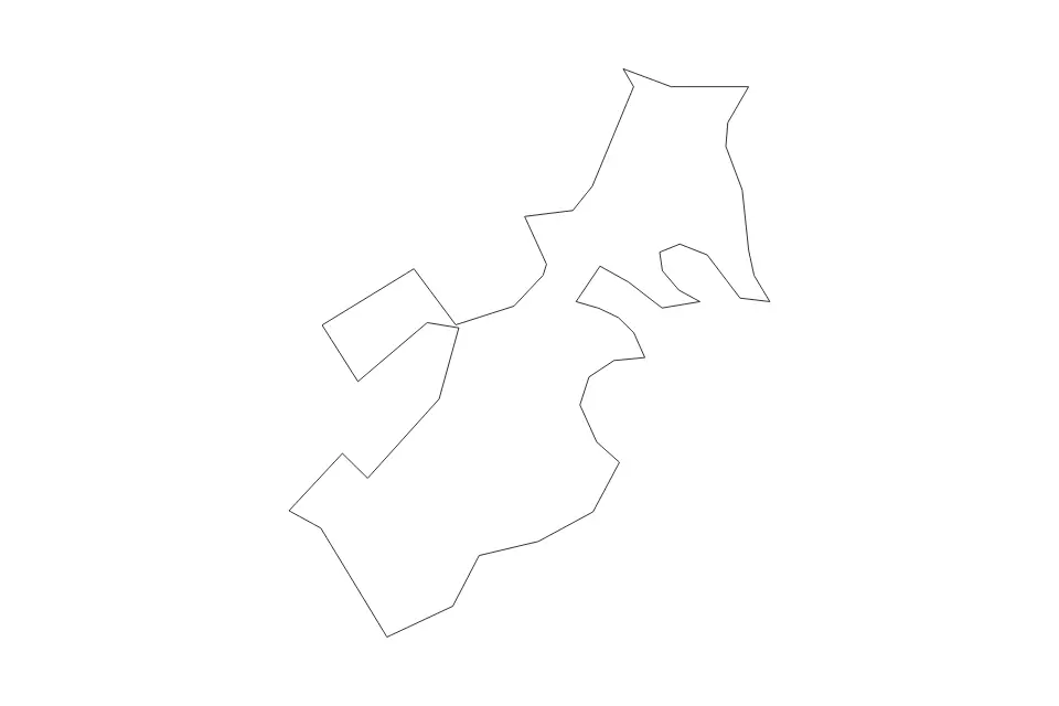 Carte de Suffolk, Massachusetts de type contour pour Amérique du Nord, montrant contour avec des limites nettes.