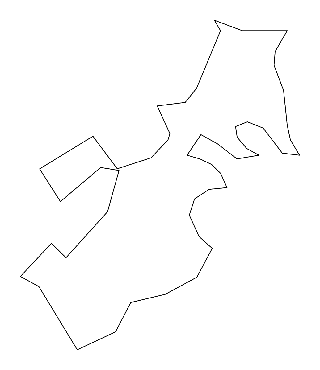 Mapa de contorno de Suffolk, Massachusetts.