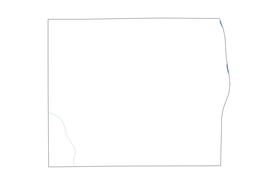 Carte de Alcona, Michigan de type contour, lacs et rivières pour Amérique du Nord, montrant contour, lacs et rivières avec des éléments hydrographiques comme Lake Huron.