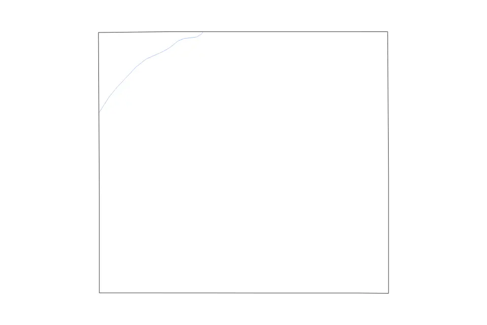 Outline map of Branch County, Michigan with subdivision borders and rivers.