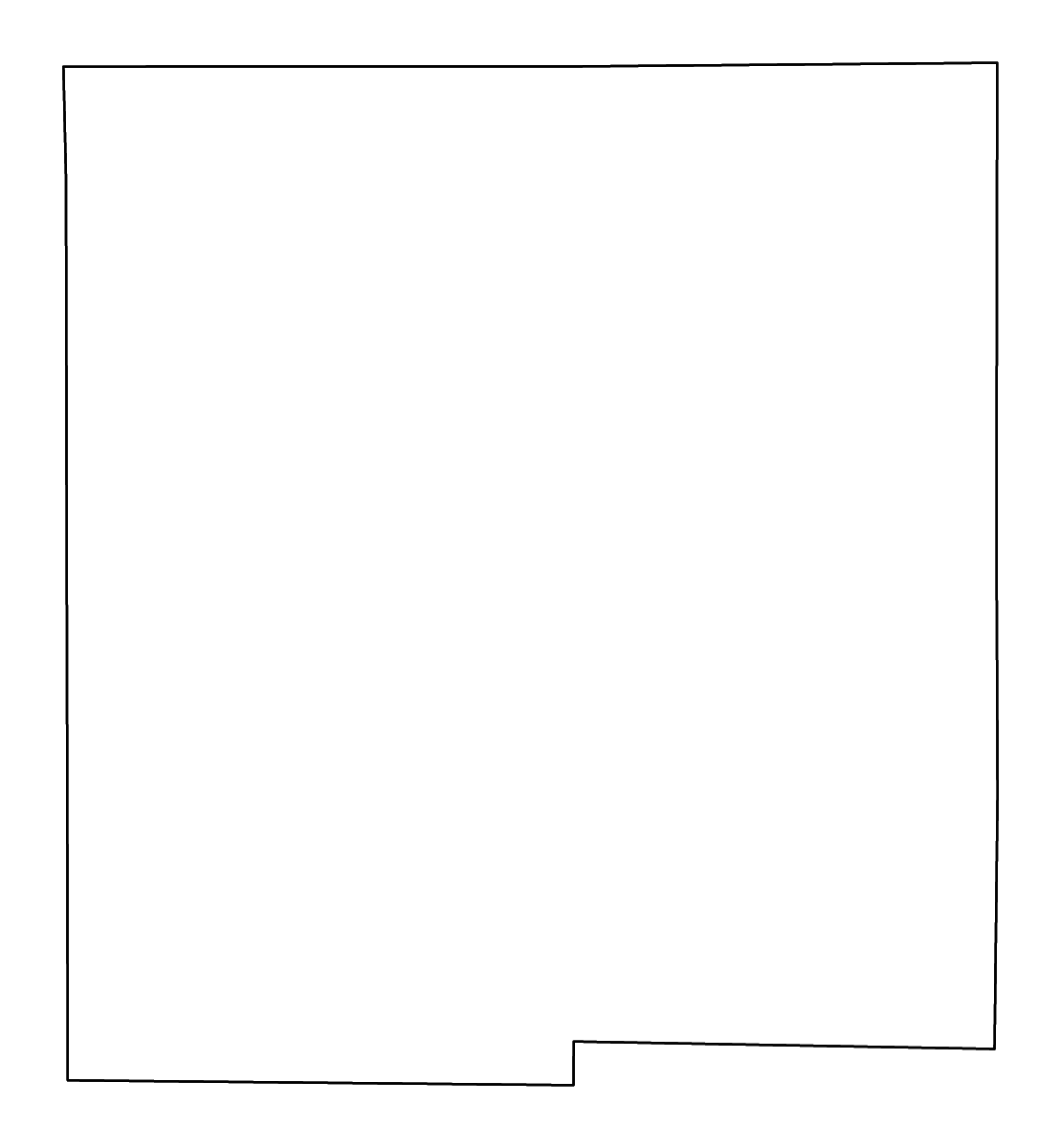 Mapa de contorno de Gladwin, Michigan con ríos.