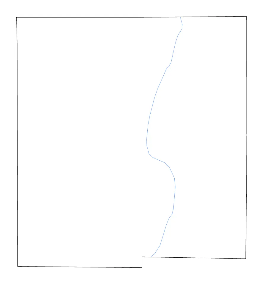 Gladwin outline map preview