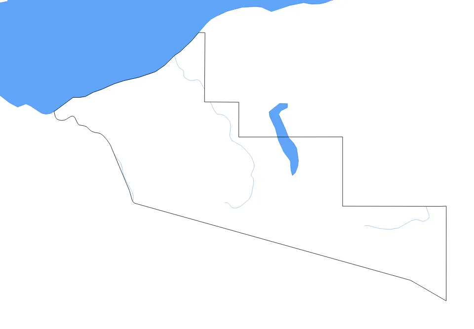 Gogebic outline map preview