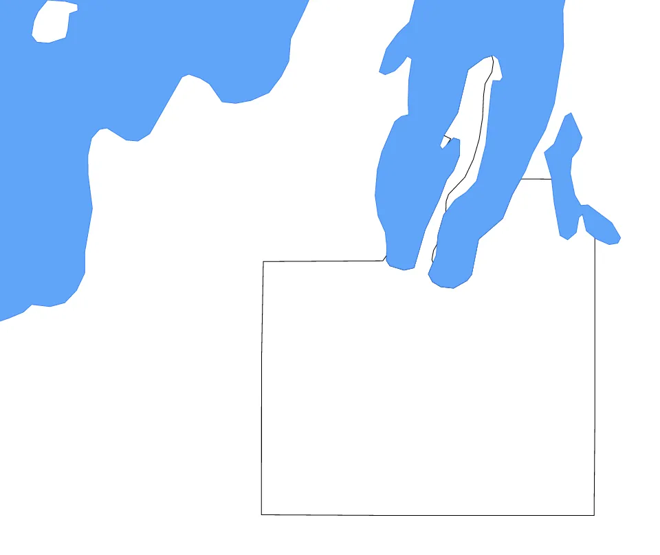 Grand Traverse outline map preview