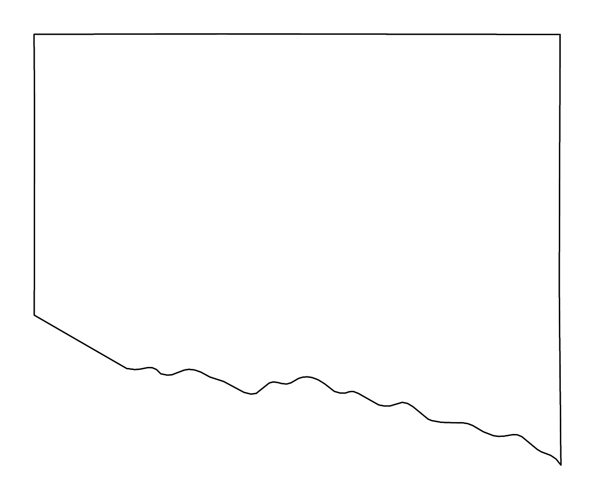 Mapa de contorno de Iron, Michigan con ríos.
