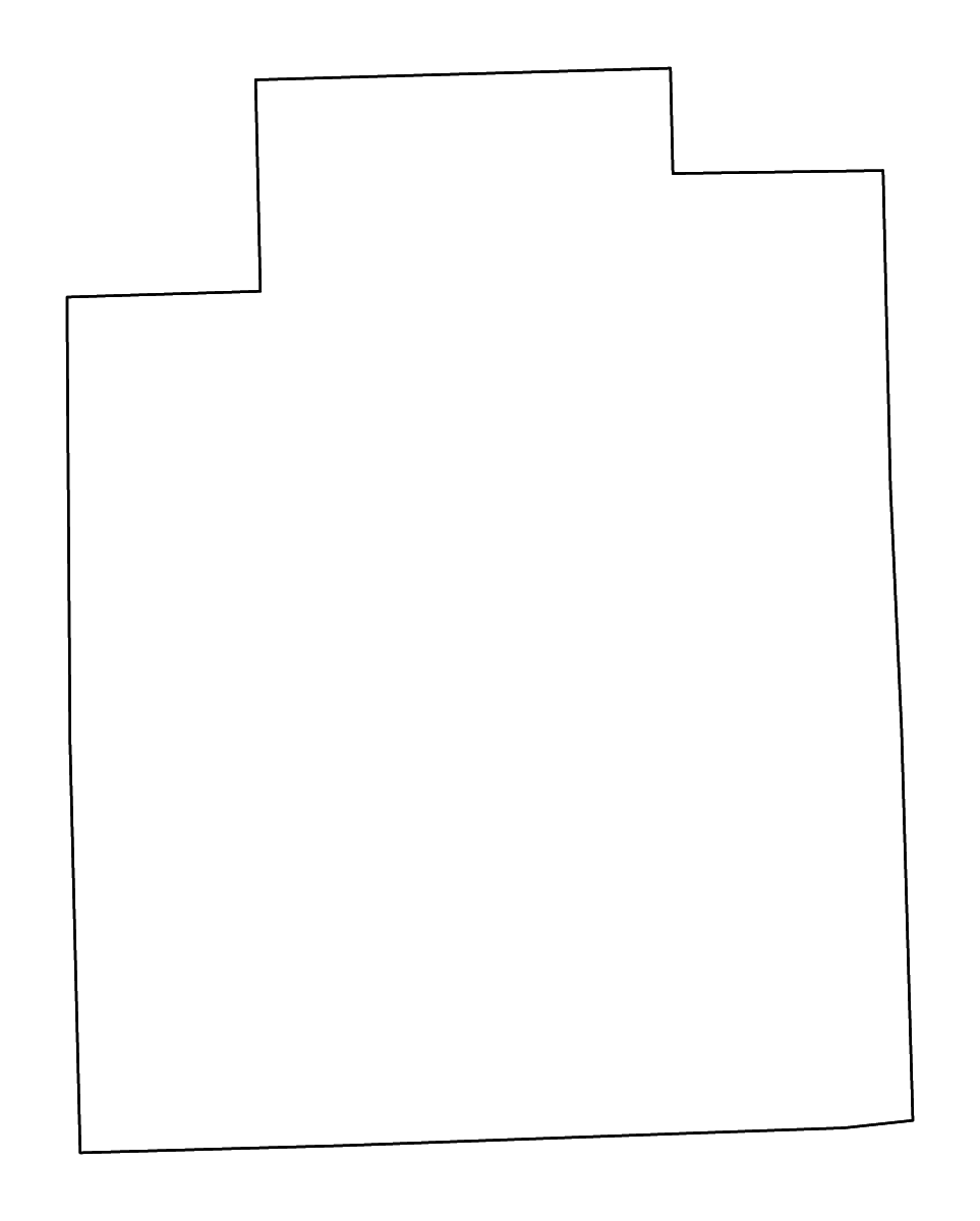 Mapa de contorno de Lapeer, Michigan con ríos.