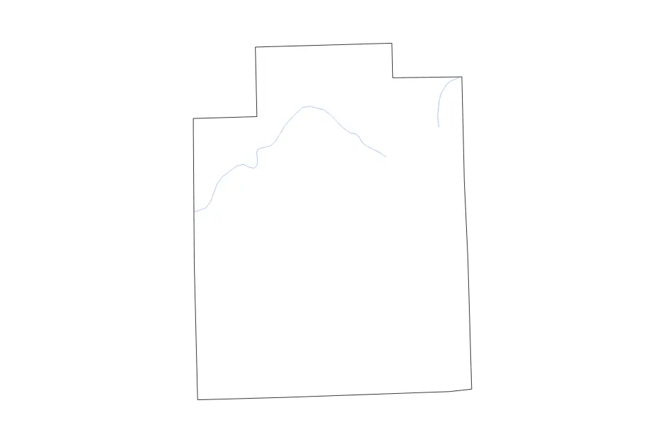 Carte de Lapeer, Michigan de type contour et rivières pour Amérique du Nord, montrant contour et rivières avec des limites nettes.