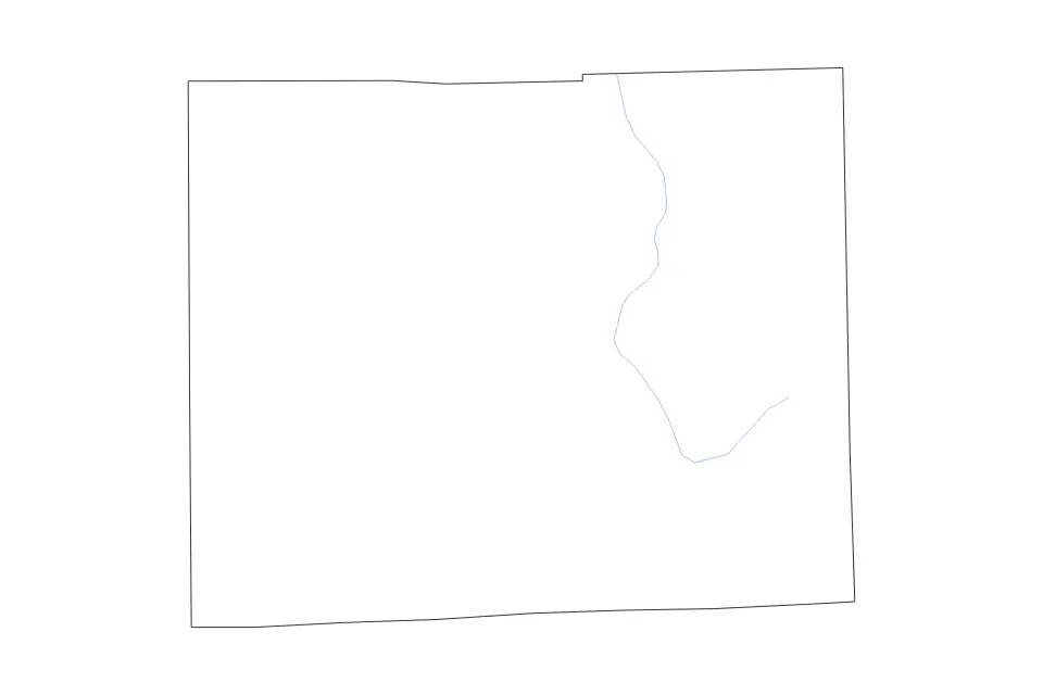 Carte de Lenawee, Michigan de type contour et rivières pour Amérique du Nord, montrant contour et rivières avec des limites nettes.