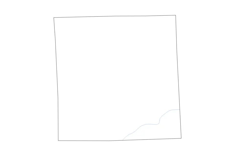 Outline map of Livingston County, Michigan with subdivision borders and rivers.