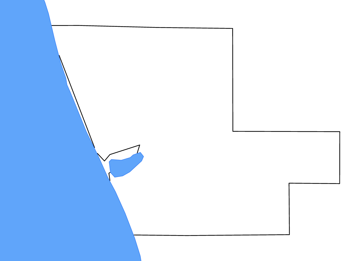 Mapa de contorno de Muskegon, Michigan con lagos y ríos.