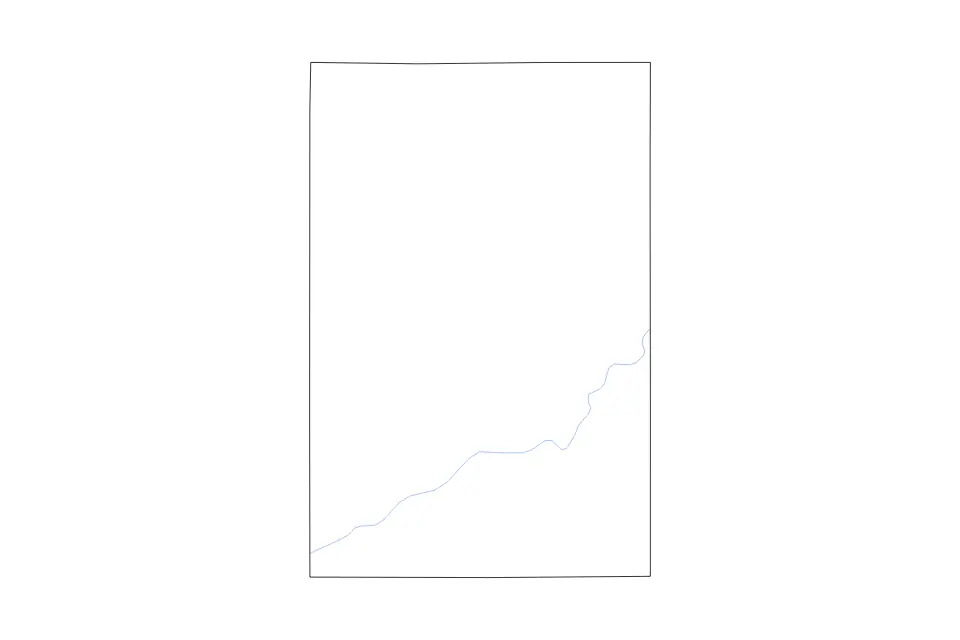Mapa de Newaygo, Michigan de tipo contorno y ríos para América del Norte, con contorno y ríos con límites limpios.