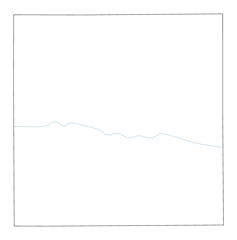 Oscoda outline map preview