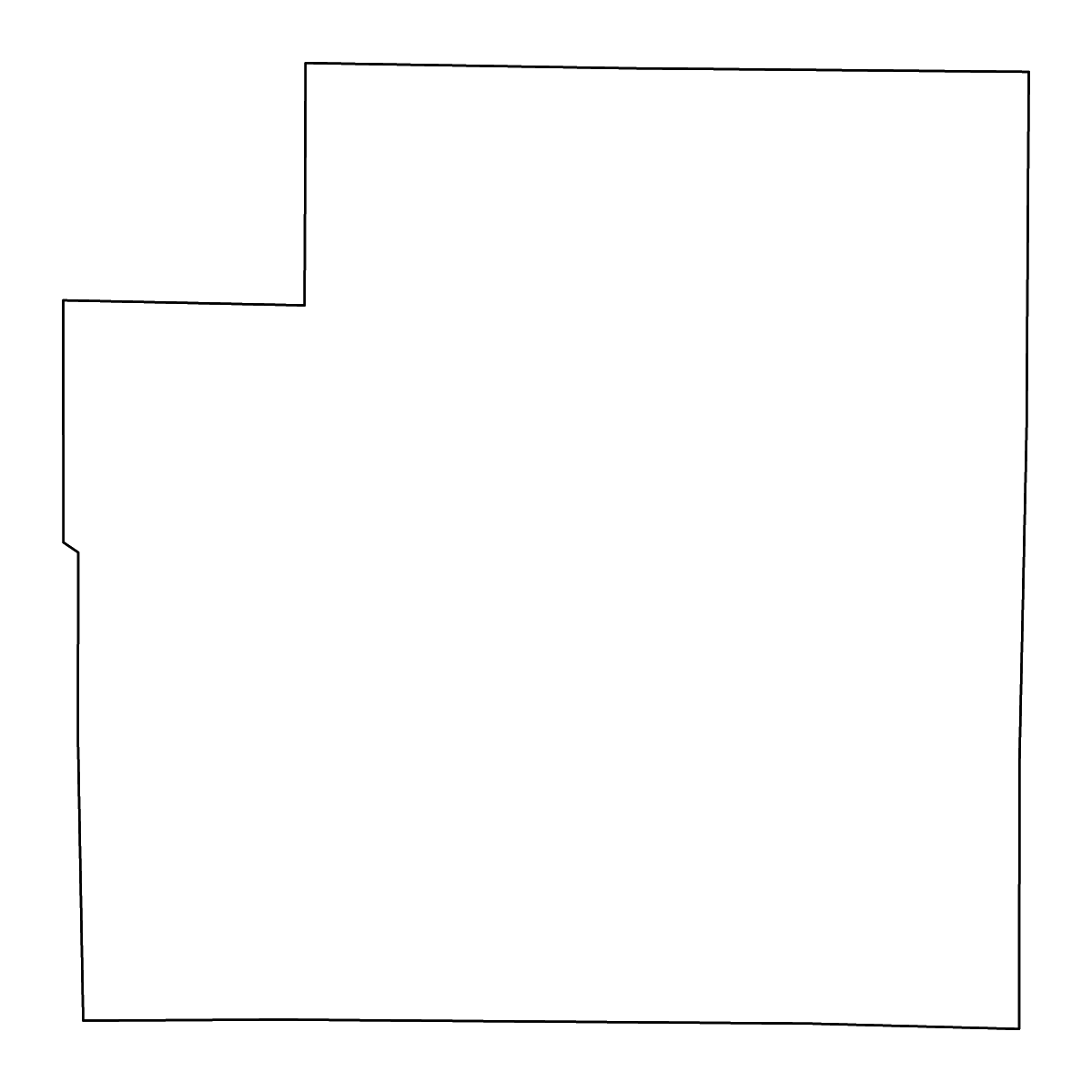 Mapa de contorno de Otsego, Michigan con ríos.