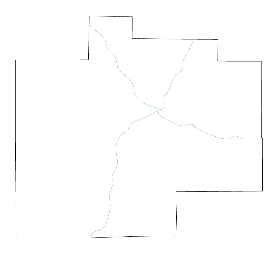 Saginaw outline map preview