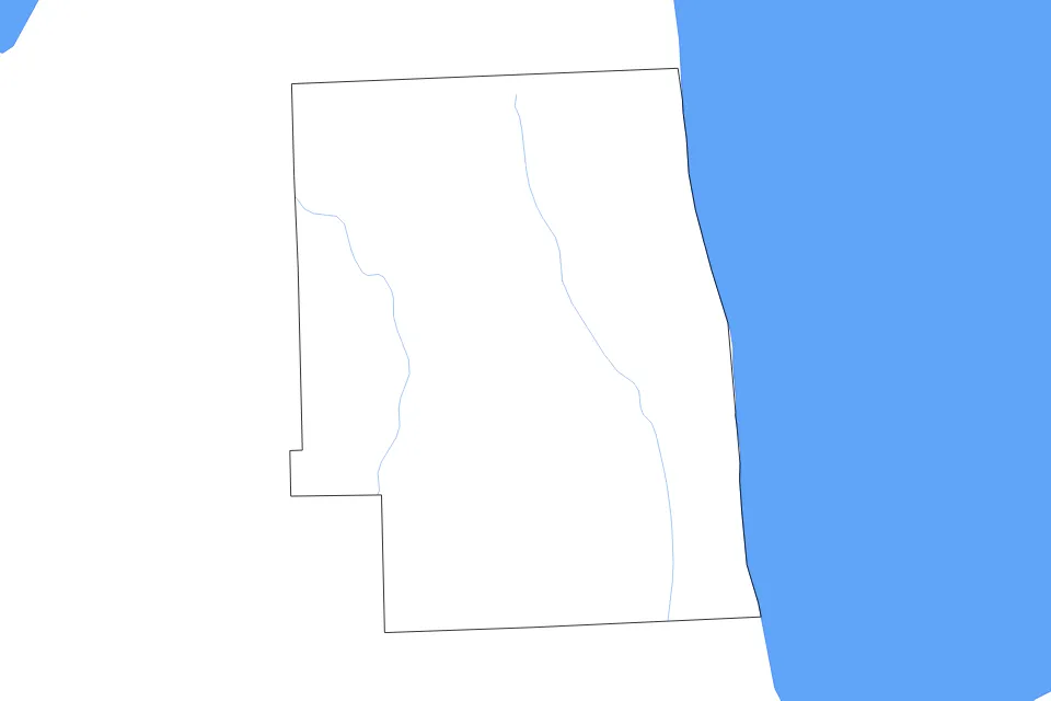 Sanilac outline map preview